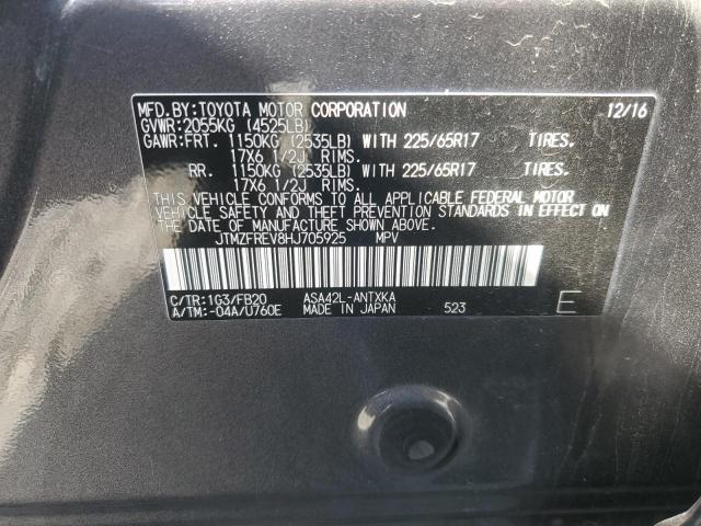 2017 TOYOTA RAV4 LE - JTMZFREV8HJ705925