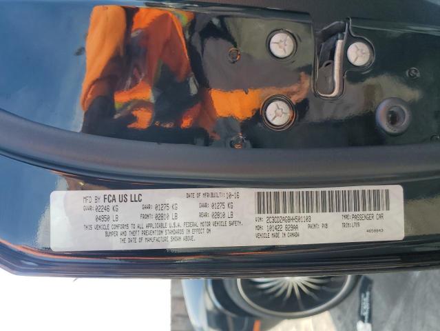 2017 DODGE CHALLENGER - 2C3CDZAG8HH501103