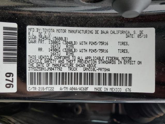 2018 TOYOTA TACOMA DOU - 3TMDZ5BN1JM047792