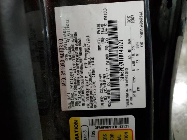 2015 FORD FUSION TIT - 3FA6P0K91FR143121