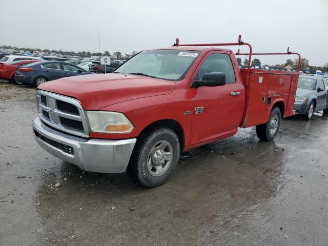 DODGE RAM 2500 2011 red pickup gas 3D7LP2ET9BG519415 photo #1