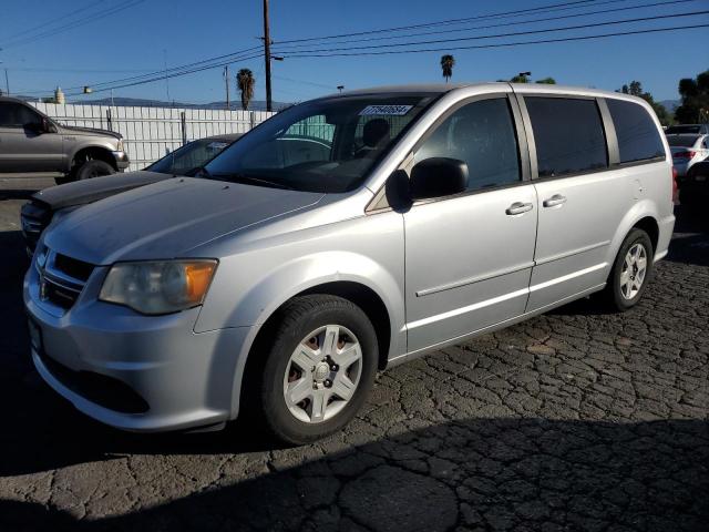 DODGE CARAVAN 2012 silver  flexible fuel 2C4RDGBG1CR287972 photo #1