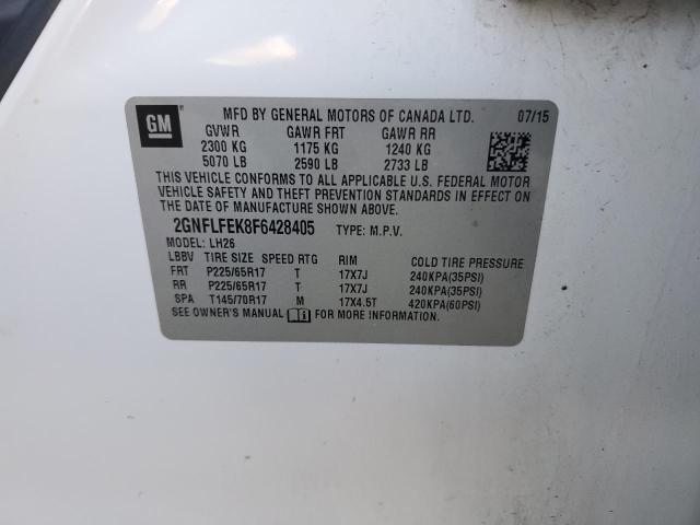 VIN 2GNFLFEK8F6428405 2015 Chevrolet Equinox, LT no.13