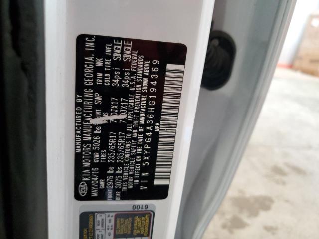 2017 KIA SORENTO LX - 5XYPG4A36HG194369