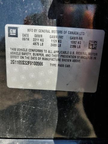 2015 CHEVROLET IMPALA LTZ - 2G1165S32F9100566