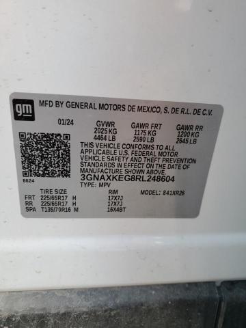 2024 CHEVROLET EQUINOX LT - 3GNAXKEG8RL248604