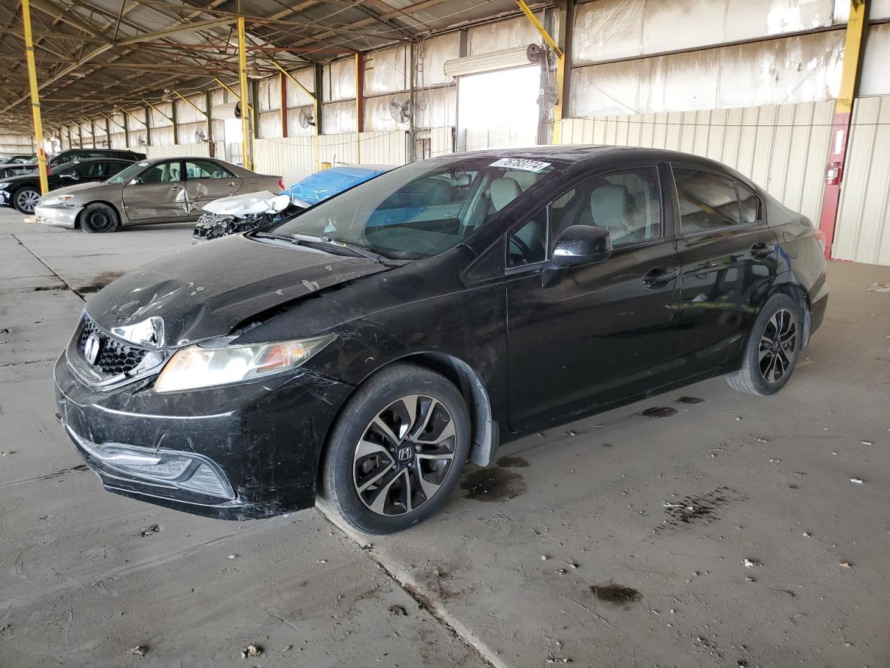 Lot #2919554826 2013 HONDA CIVIC EX