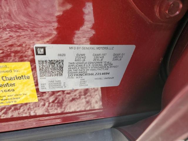 2020 CADILLAC XT5 PREMIU - 1GYKNCRS6LZ214694