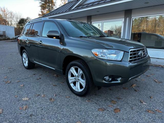 TOYOTA HIGHLANDER 2009 green 4dr spor gas JTEES42A792123966 photo #1