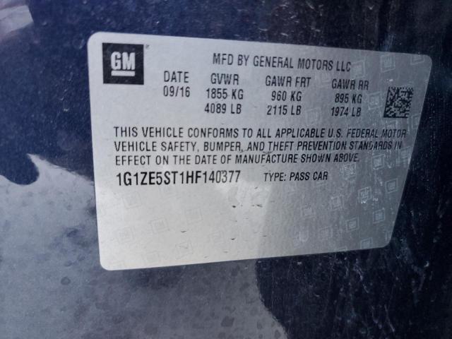 2017 CHEVROLET MALIBU LT - 1G1ZE5ST1HF140377