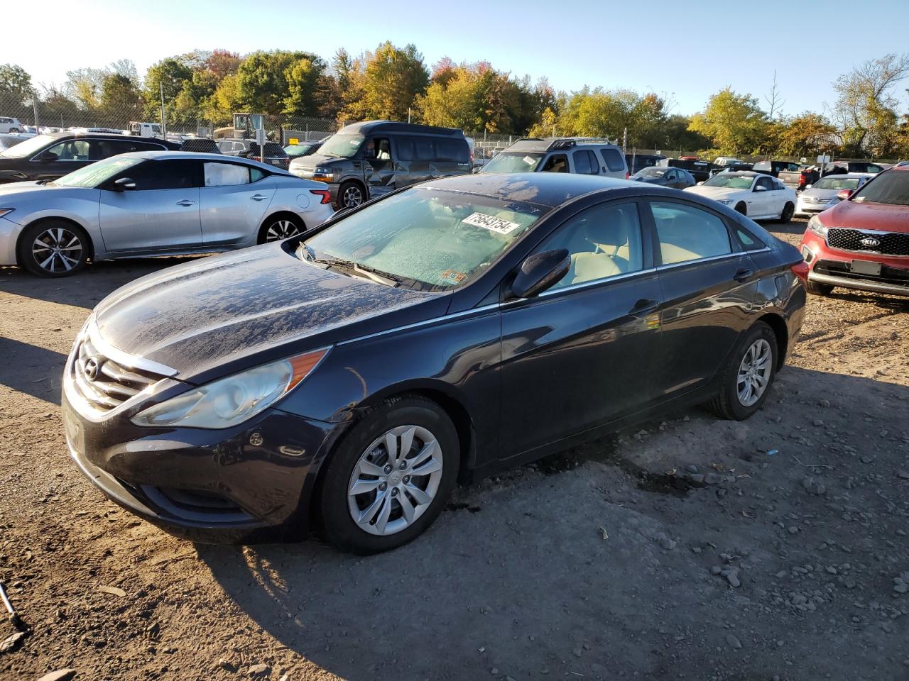 Lot #2994213252 2011 HYUNDAI SONATA GLS