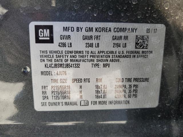 2018 BUICK ENCORE PRE - KL4CJBSM2JB541332