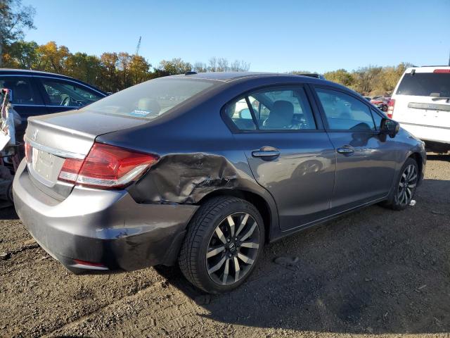 HONDA CIVIC EXL 2014 gray  gas 2HGFB2F9XEH524041 photo #4