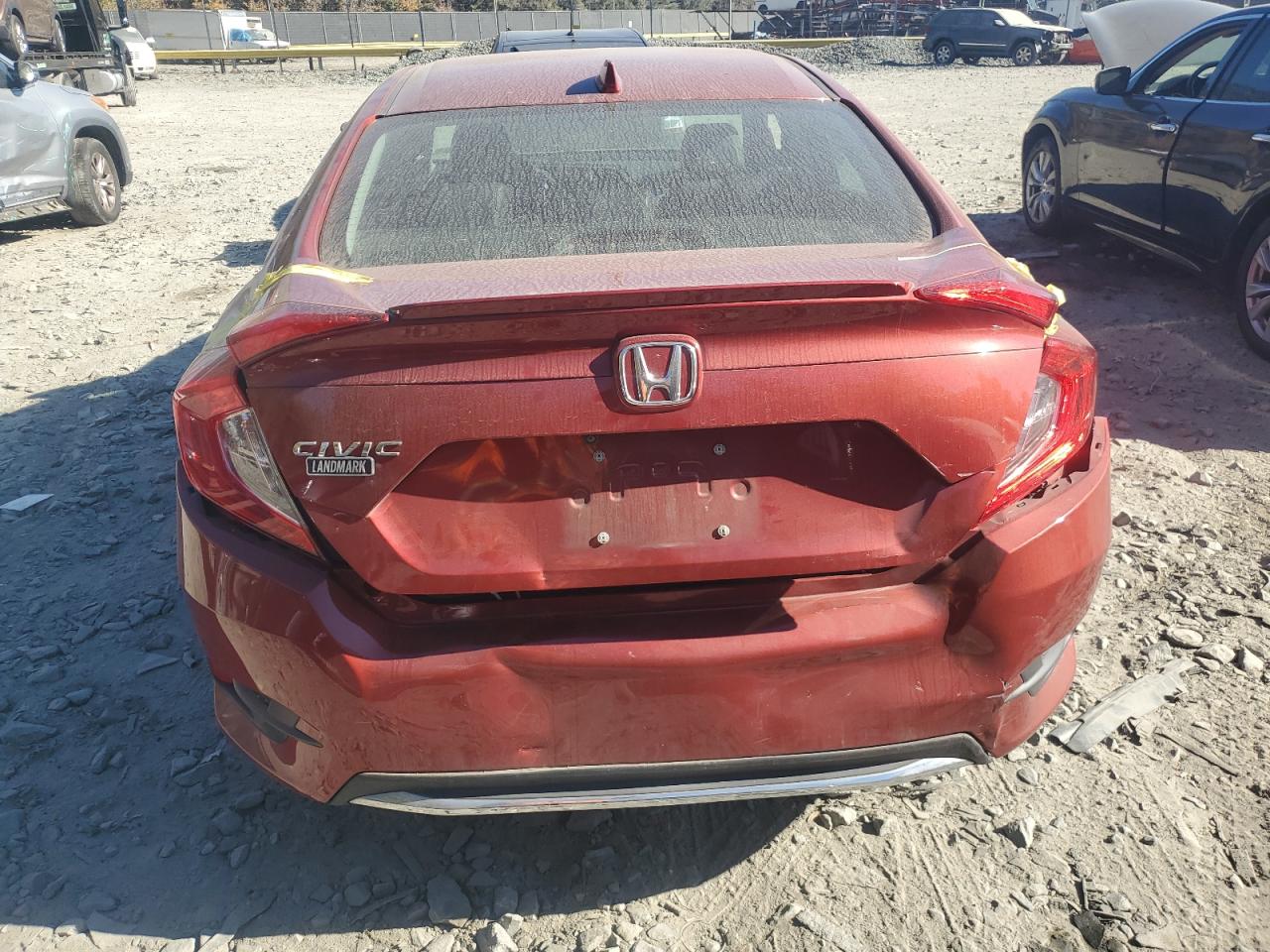 Lot #2972318566 2020 HONDA CIVIC EXL