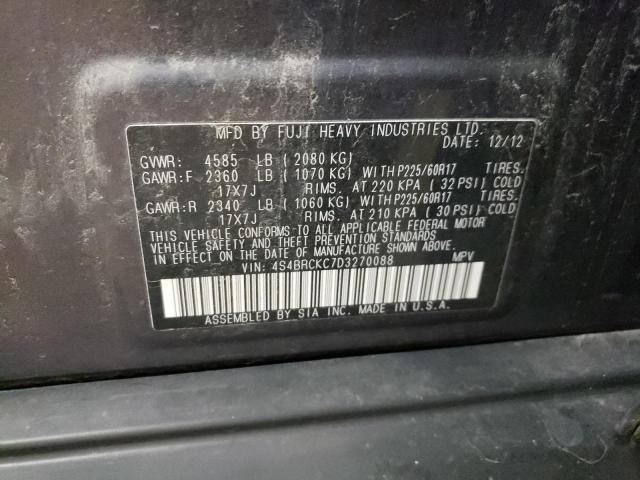 VIN 4S4BRCKC7D3270088 2013 Subaru Outback, 2.5I Lim... no.13