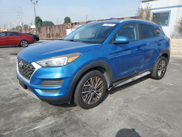 HYUNDAI TUCSON LIM 2019 blue  gas KM8J33AL2KU889560 photo #1