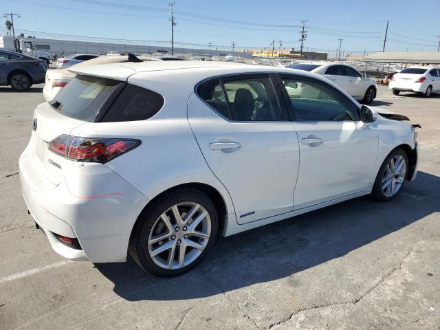 LEXUS CT 200 2014 white  hybrid engine JTHKD5BH3E2206937 photo #4