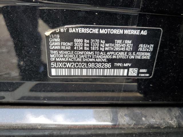 VIN 5UXCW2C02L9B38286 2020 BMW X7, Xdrive40I no.14