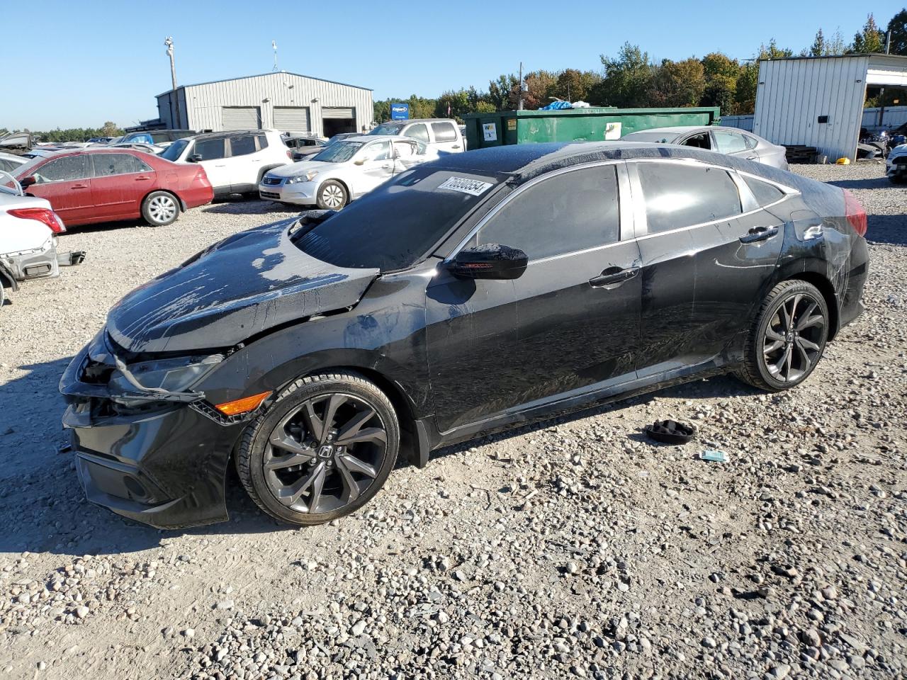 Lot #3024152817 2019 HONDA CIVIC SPOR