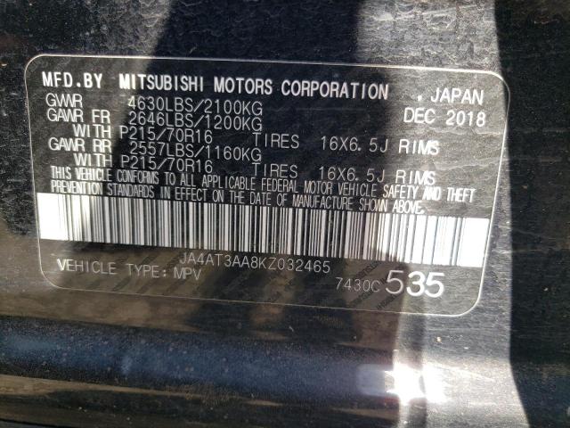 2019 MITSUBISHI ECLIPSE CR - JA4AT3AA8KZ032465