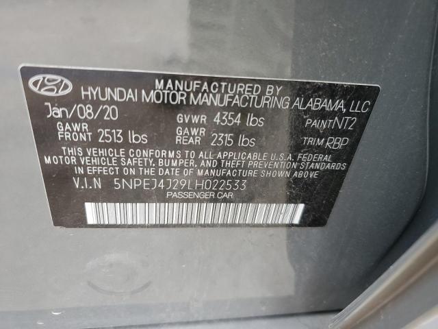 2020 HYUNDAI SONATA SEL - 5NPEJ4J29LH022533