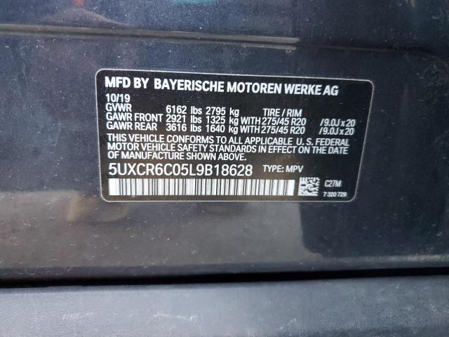 2020 BMW X5 XDRIVE4 - 5UXCR6C05L9B18628