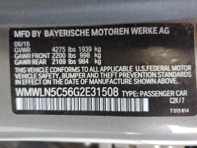 2016 MINI COOPER CLU - WMWLN5C56G2E31508