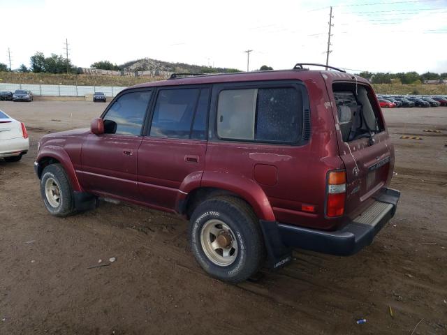 TOYOTA LAND CRUIS 1991 maroon  gas JT3FJ80W1M0000142 photo #3