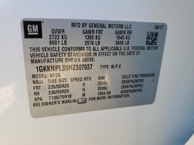 2017 GMC ACADIA DEN - 1GKKNPLS9HZ307937