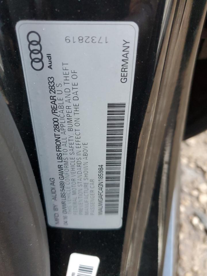 Lot #3048566873 2016 AUDI A7 PREMIUM