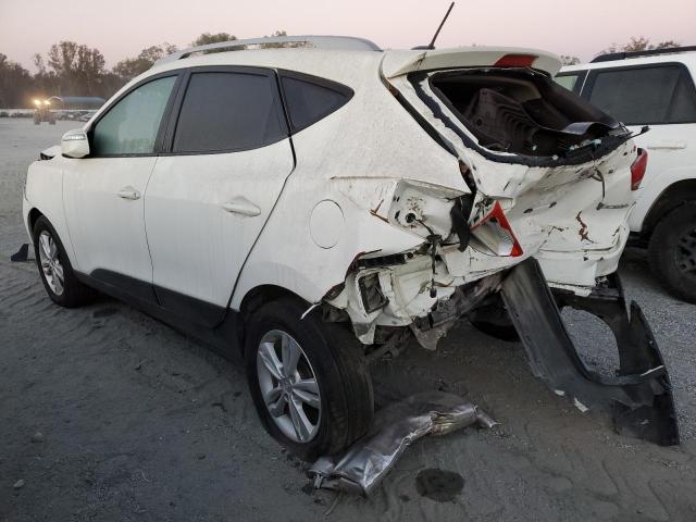 HYUNDAI TUCSON GLS 2013 white  gas KM8JU3ACXDU645641 photo #3