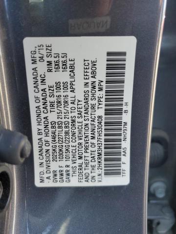 2015 HONDA CR-V LX - 2HKRM3H37FH530408