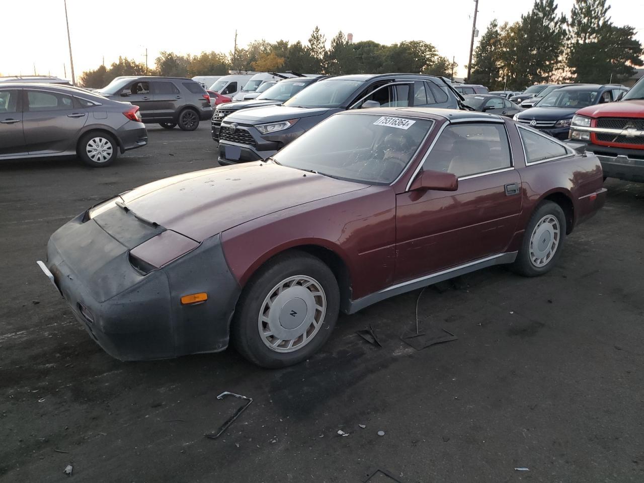 NISSAN 300ZX 1988 maroon  gas JN1HZ14S0JX274157 photo #1