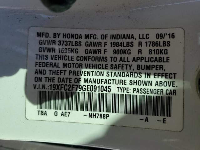 2016 HONDA CIVIC EX - 19XFC2F79GE091045