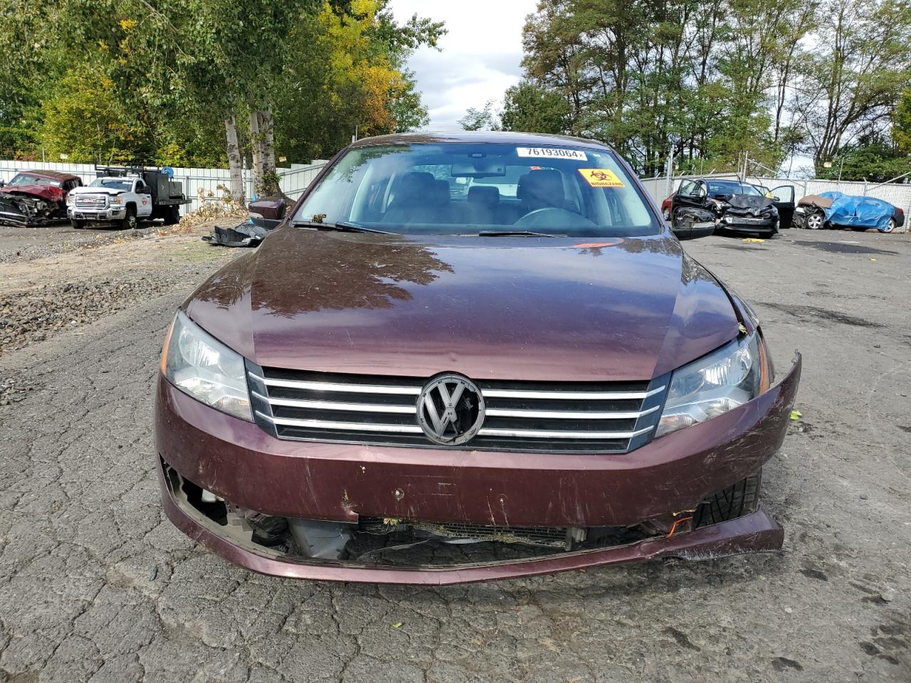 Lot #2989333564 2014 VOLKSWAGEN PASSAT SE