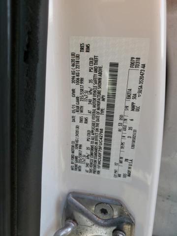 VIN 1FMCU0F75FUC42768 2015 Ford Escape, S no.13