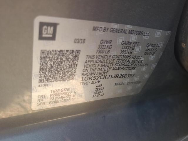 2018 GMC YUKON DENA - 1GKS2CKJ1JR296352
