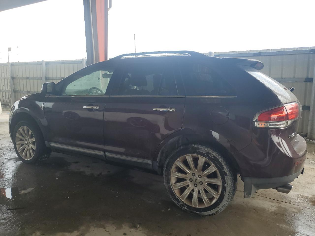 LINCOLN MKX 2011 burgundy  gas 2LMDJ6JKXBBJ06961 photo #3