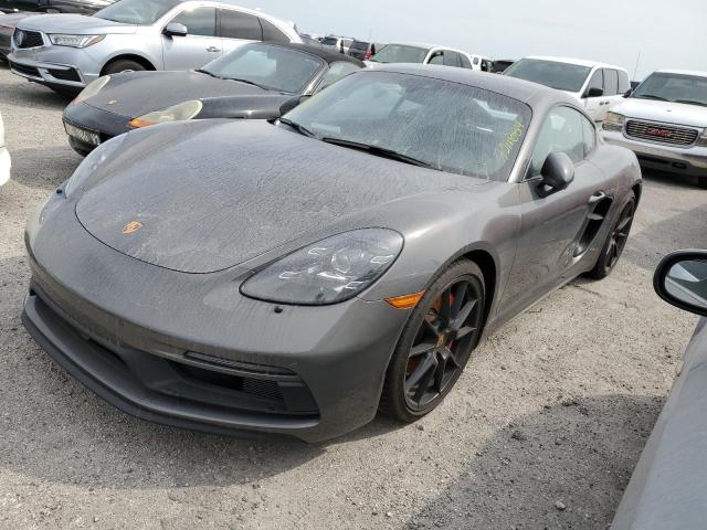 PORSCHE CAYMAN GTS 2022 gray  gas WP0AD2A8XNS268199 photo #1