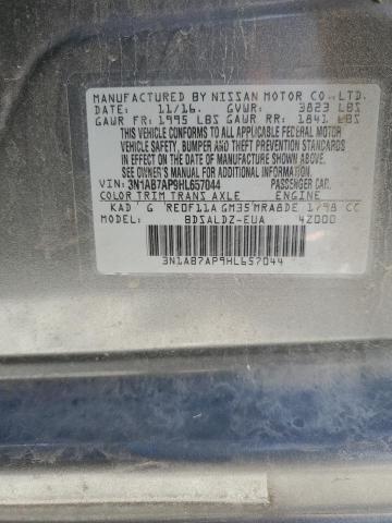 2017 NISSAN SENTRA S - 3N1AB7AP9HL657044