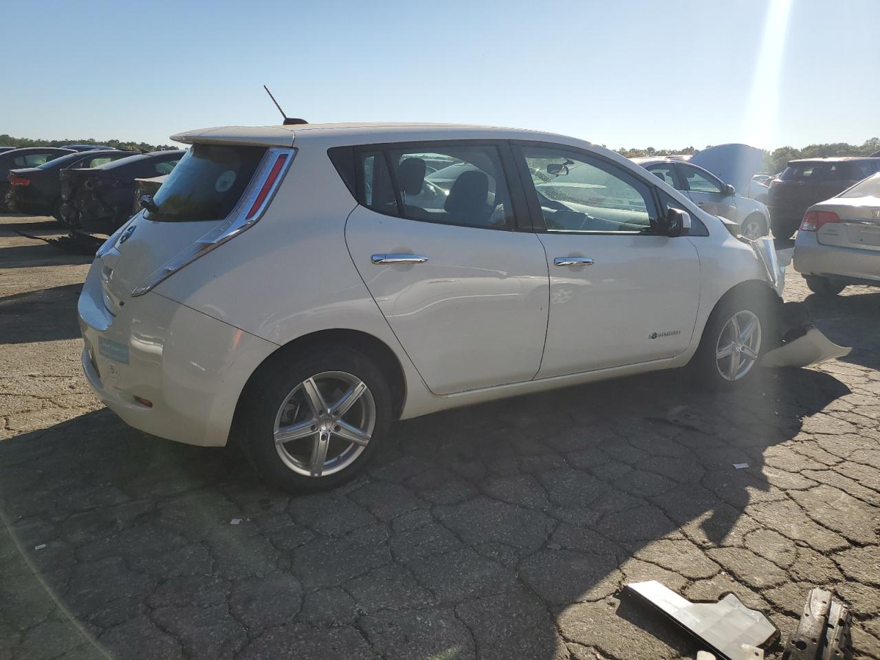 Lot #2923637602 2015 NISSAN LEAF S