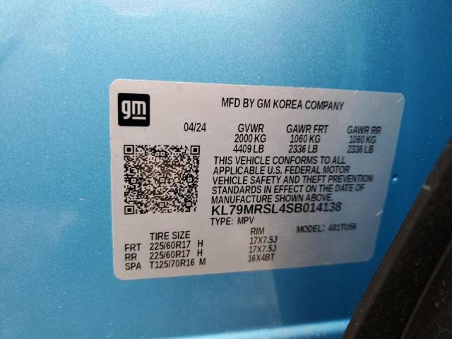 2025 CHEVROLET TRAILBLAZE - KL79MRSL4SB014138