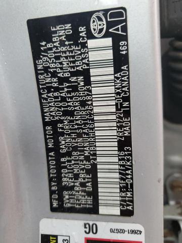 2015 TOYOTA COROLLA L - 2T1BURHE6FC264873