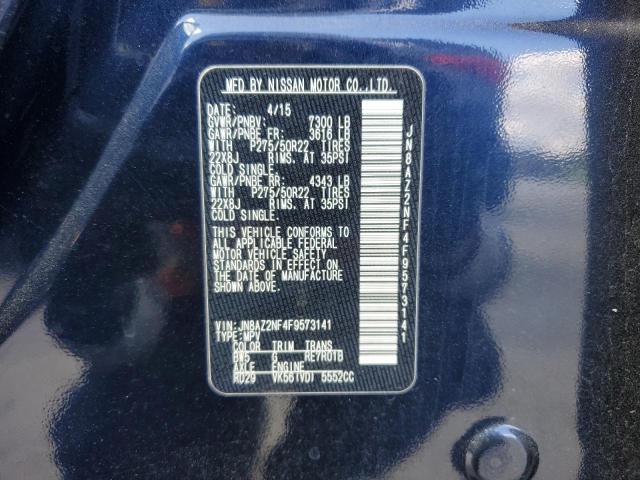 2015 INFINITI QX80 - JN8AZ2NF4F9573141