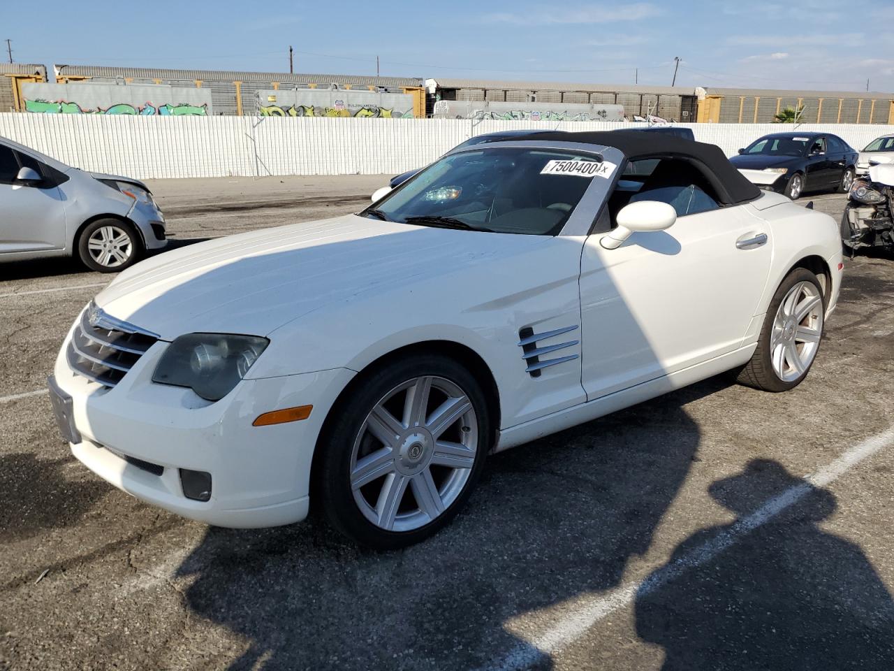 CHRYSLER CROSSFIRE 2006 white  gas 1C3AN65L56X063644 photo #1