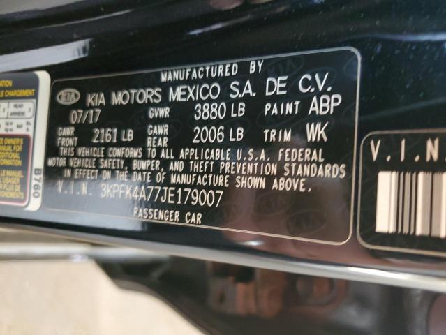 VIN 3KPFK4A77JE179007 2018 KIA Forte, LX no.12