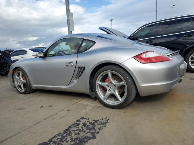 PORSCHE CAYMAN S 2006 silver  gas WP0AB29836U781908 photo #3