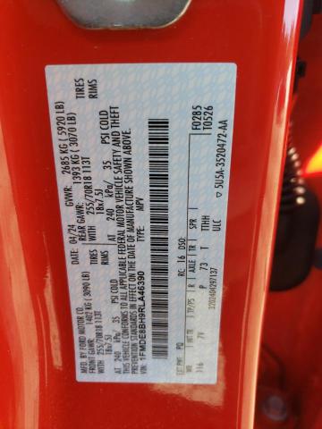 2024 FORD BRONCO OUT 1FMDE8BH9RLA46390