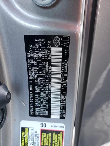 2016 TOYOTA COROLLA L - 2T1BURHE7GC657816