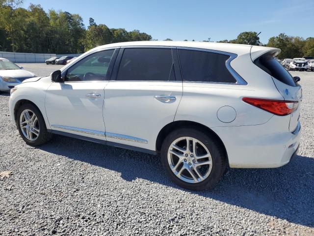 INFINITI JX35 2013 white  gas 5N1AL0MM9DC347898 photo #3